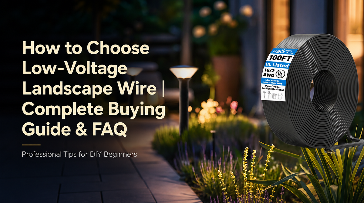 How to Pick Low-Voltage Landscape Wire: Buying Guide & FAQ