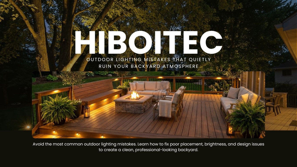 Outdoor Lighting Mistakes That Quietly Ruin Your Backyard Atmosphere