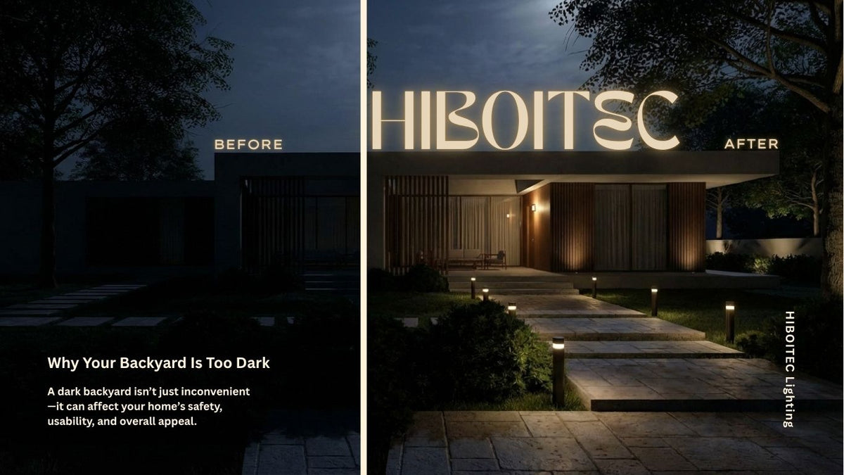 Why Your Backyard Is Too Dark | HIBOITEC Guide