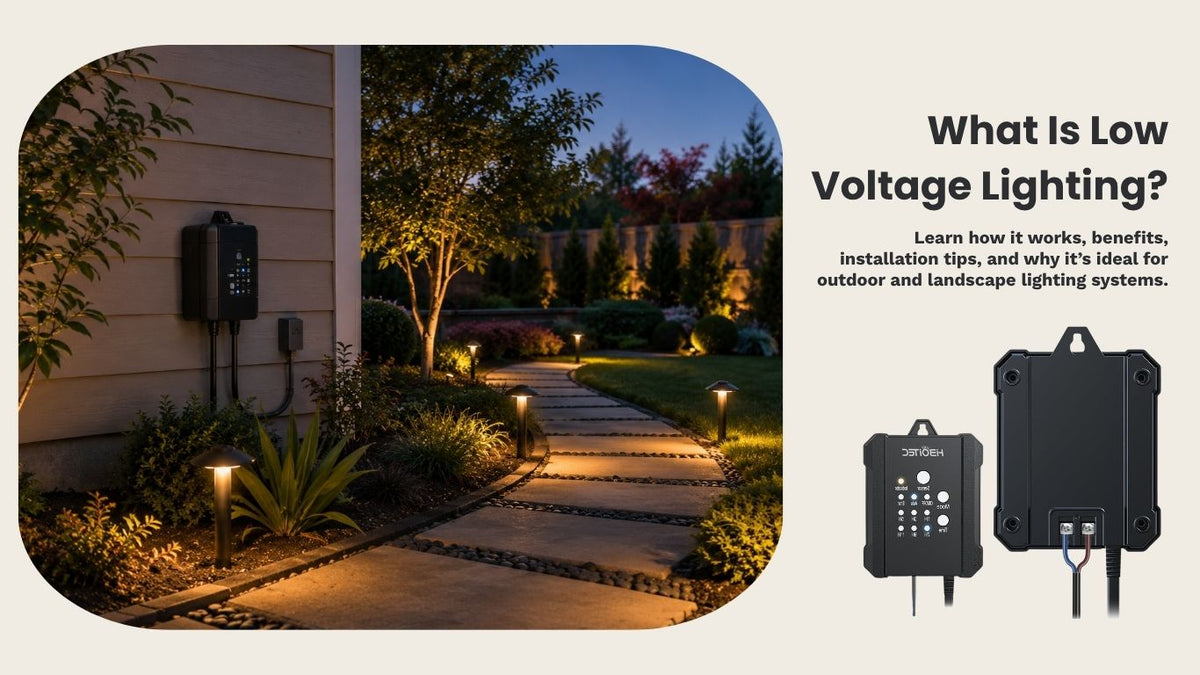 What Is Low Voltage Lighting? Complete Guide for Outdoor & Landscape Use