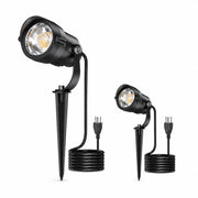 12W Plug-in LED Landscape Spotlights, IP65 Waterproof