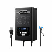 200W/300W/600W 2-Zone Low Voltage Landscape Transformer with Timer