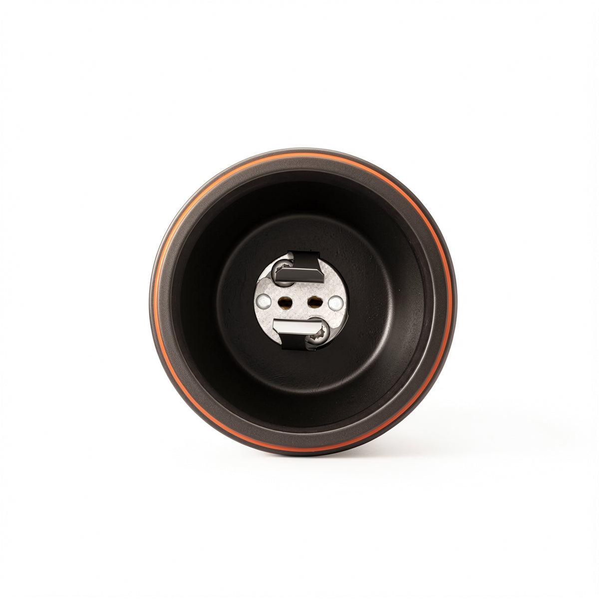 HIBOITEC Spotlight in oil rubbed bronze — open lamp housing showing the socket and sealing ring