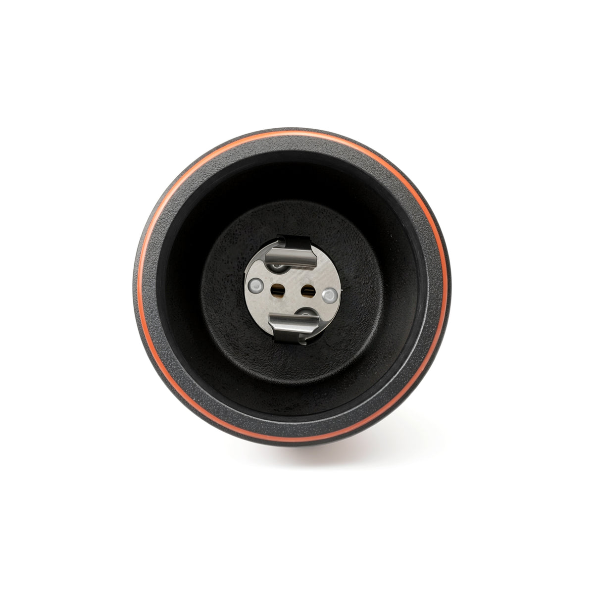 HIBOITEC Spotlight in sand black — open lamp housing showing the socket and sealing ring