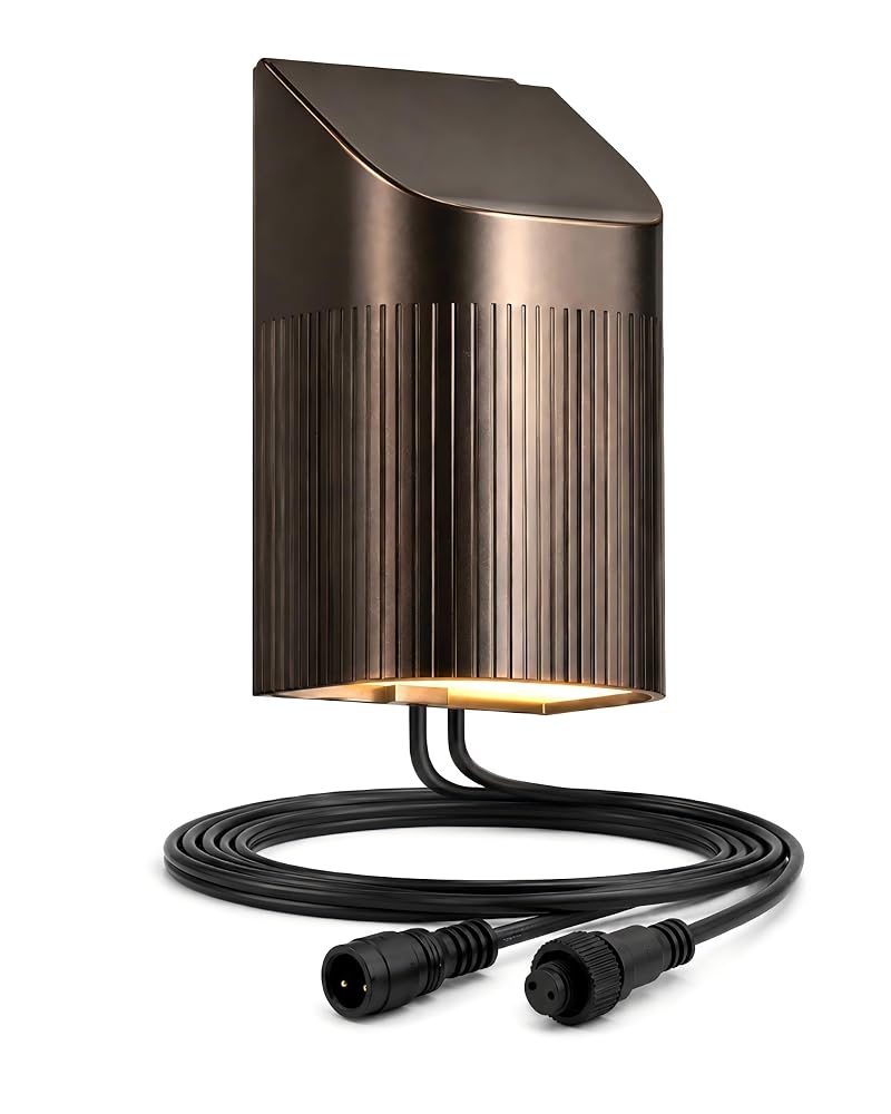 HIBOITEC square rail light, one 3 W light with cable and connectors; power supply not included.