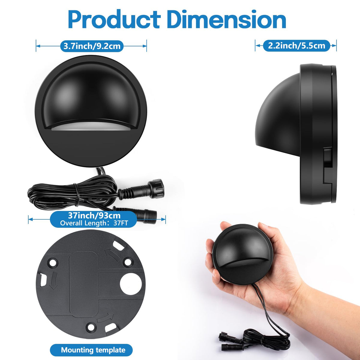 Rail Light, Half-Moon — 2.5 W